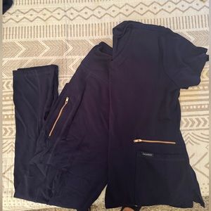 Jaanuu rose gold zippers XL